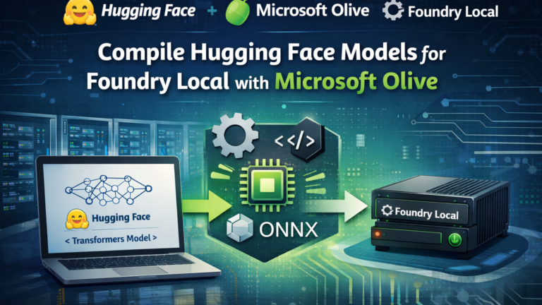 How to Compile n Model in Hiuggingface to use it in Foundry Local