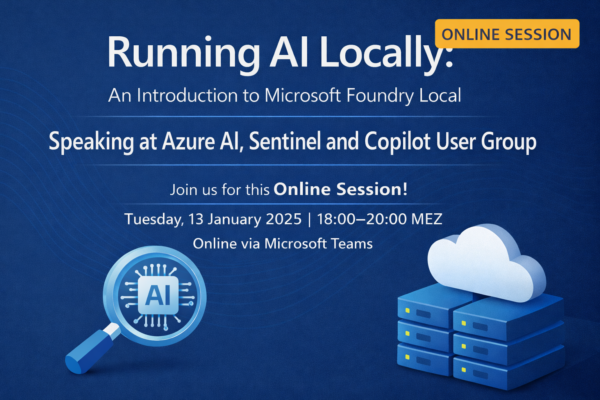 Online Event: An Introduction to Microsoft AI Foundry Local